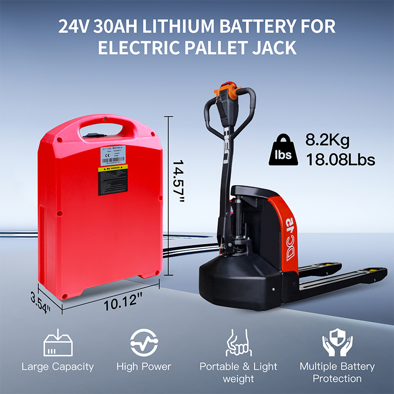 Electric Pallet Jack - بطارية رافعة البالتات، بطارية ليثيوم 24