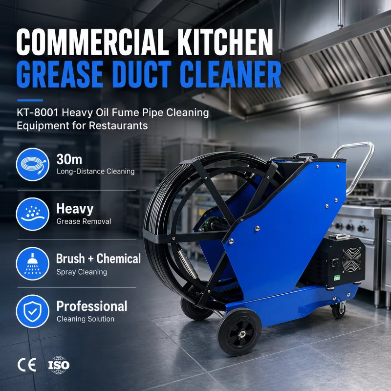 Heavy Equipment Kitchen - منظف مجاري الشحوم للمطابخ التجارية KT-8001،