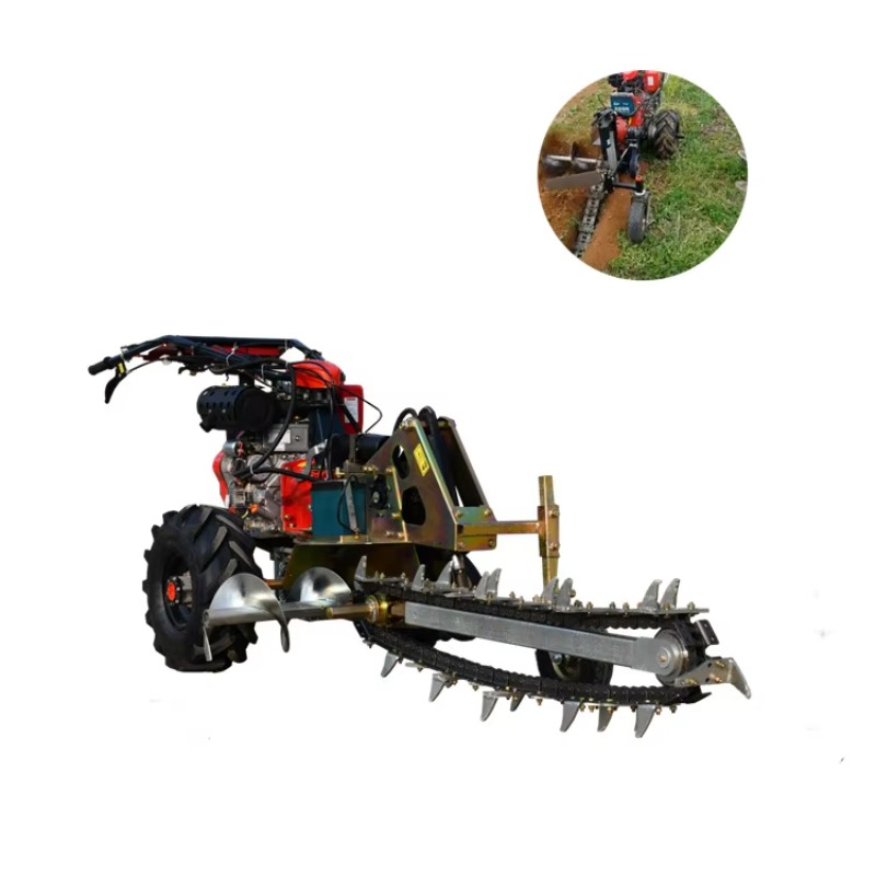 أنواع مختلفة من آلات الحفر وال - مراجعة Trencher Machine Small وسعره