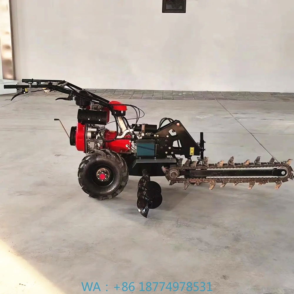 آلة خندق للبيع تستخدم الأراضي  - مراجعة Trencher Machine Small وسعره