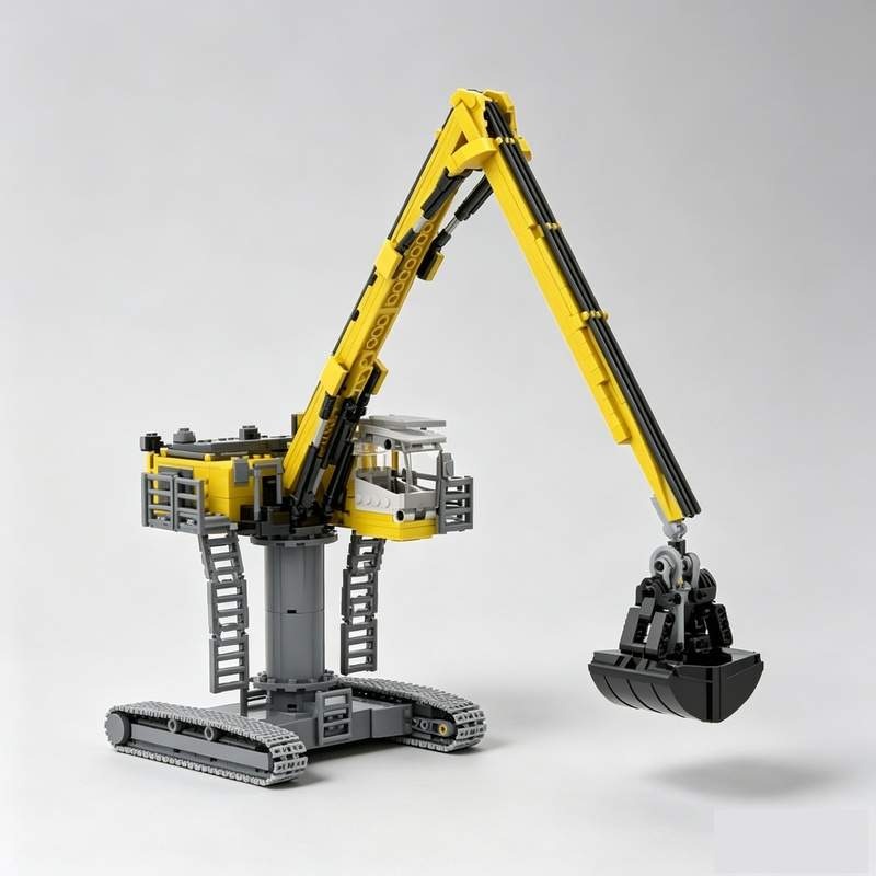 870 قطعة نموذج مركبة بناء ثقيل - مراجعة Heavy Equipment Certificate وسعره