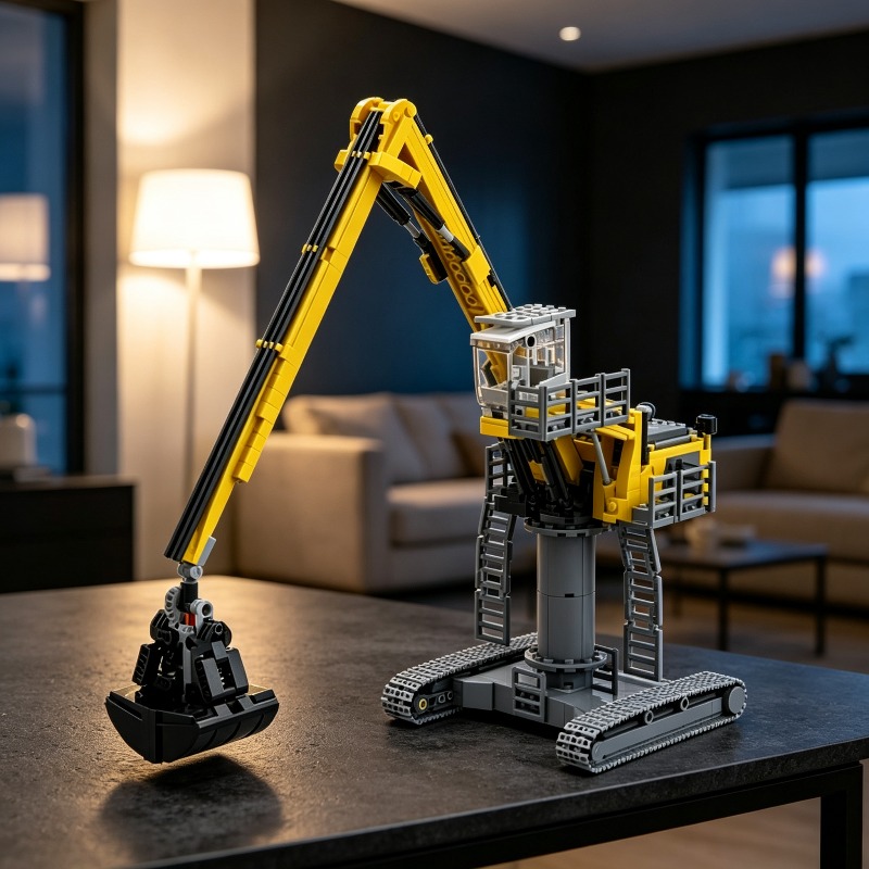 870 قطعة نموذج مركبة بناء ثقيل - مراجعة Heavy Equipment Certificate وسعره
