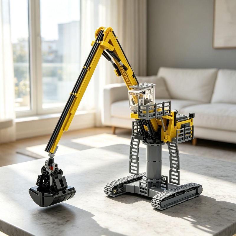 870 قطعة نموذج مركبة بناء ثقيل - مراجعة Heavy Equipment Certificate وسعره