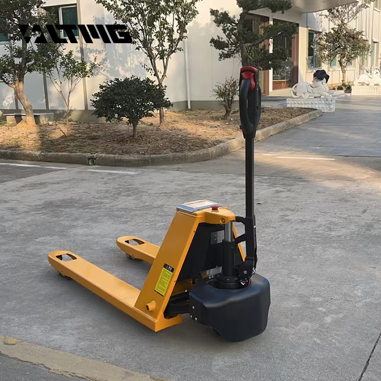 رافعة منصات نصف كهربائية للبيع - مراجعة Electric Pallet Jack وسعره