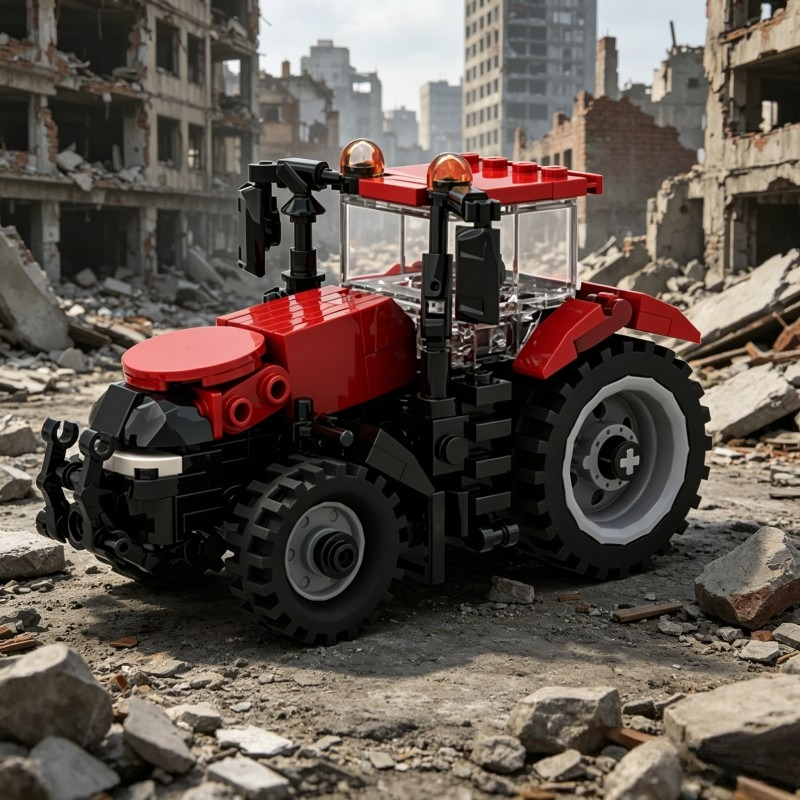 214 قطعة من مكعبات البناء المع - مراجعة Heavy Equipment Certificate وسعره