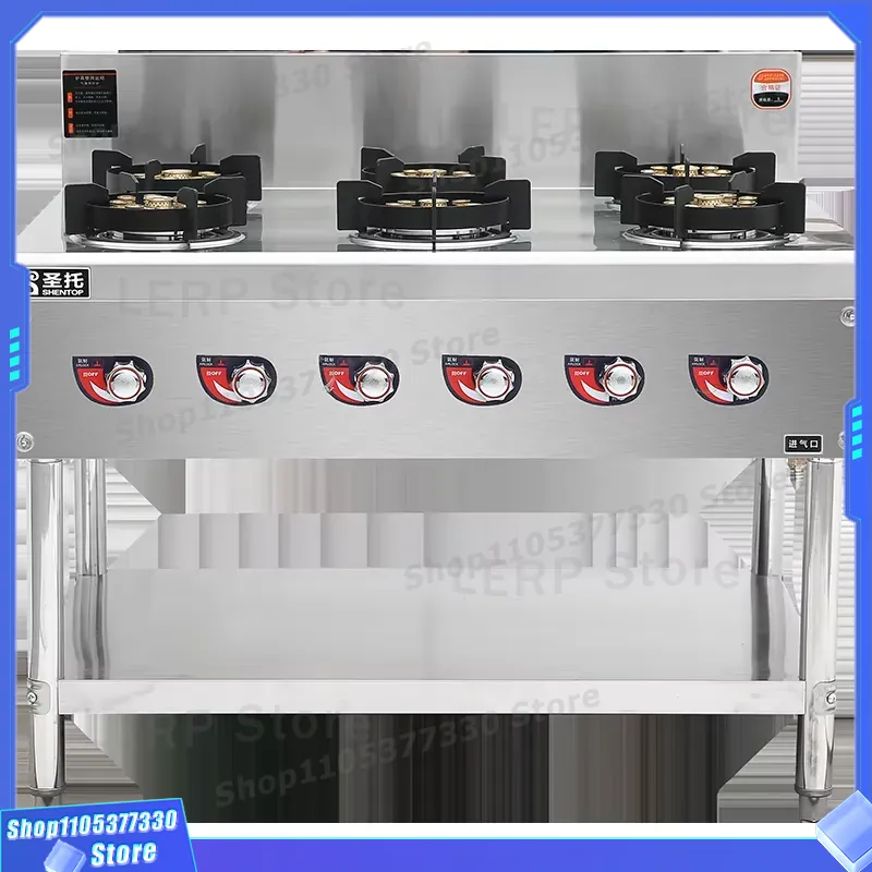 موقد غاز تجاري بـ 6 شعلات للمط - مراجعة Heavy Equipment Kitchen وسعره