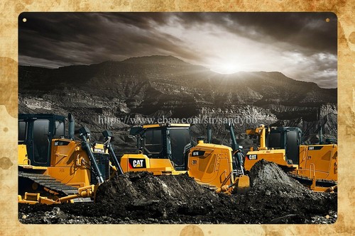 لافتة معدنية مزخرفة للحائط بتص - مراجعة Heavy Equipment Sign وسعره