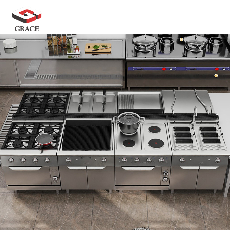 آلة المطبخ التجارية GRACE Heav - مراجعة Heavy Equipment Kitchen وسعره