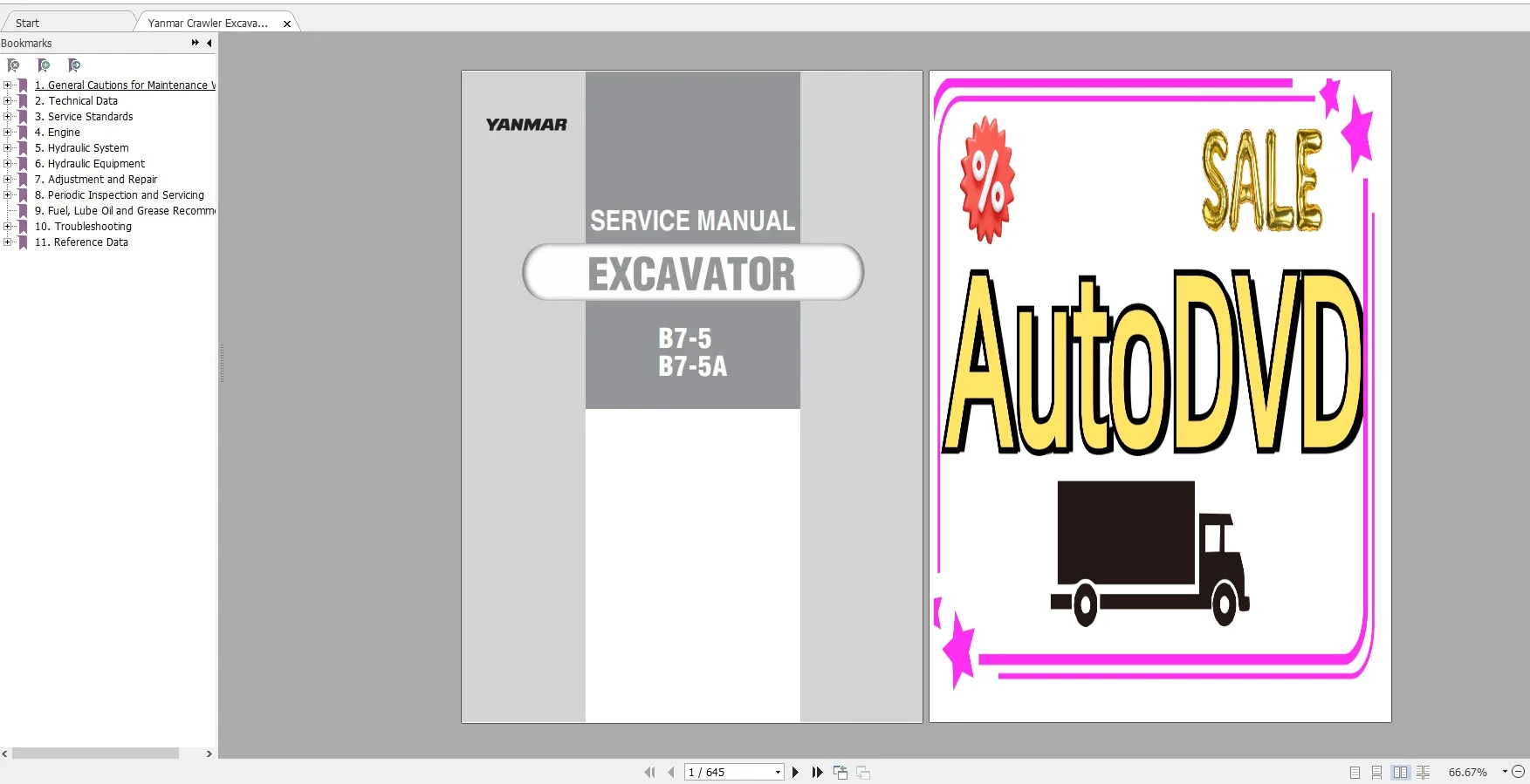 AutoDVD Yanmar المعدات الثقيلة - مراجعة Heavy Equipment Pdf وسعره